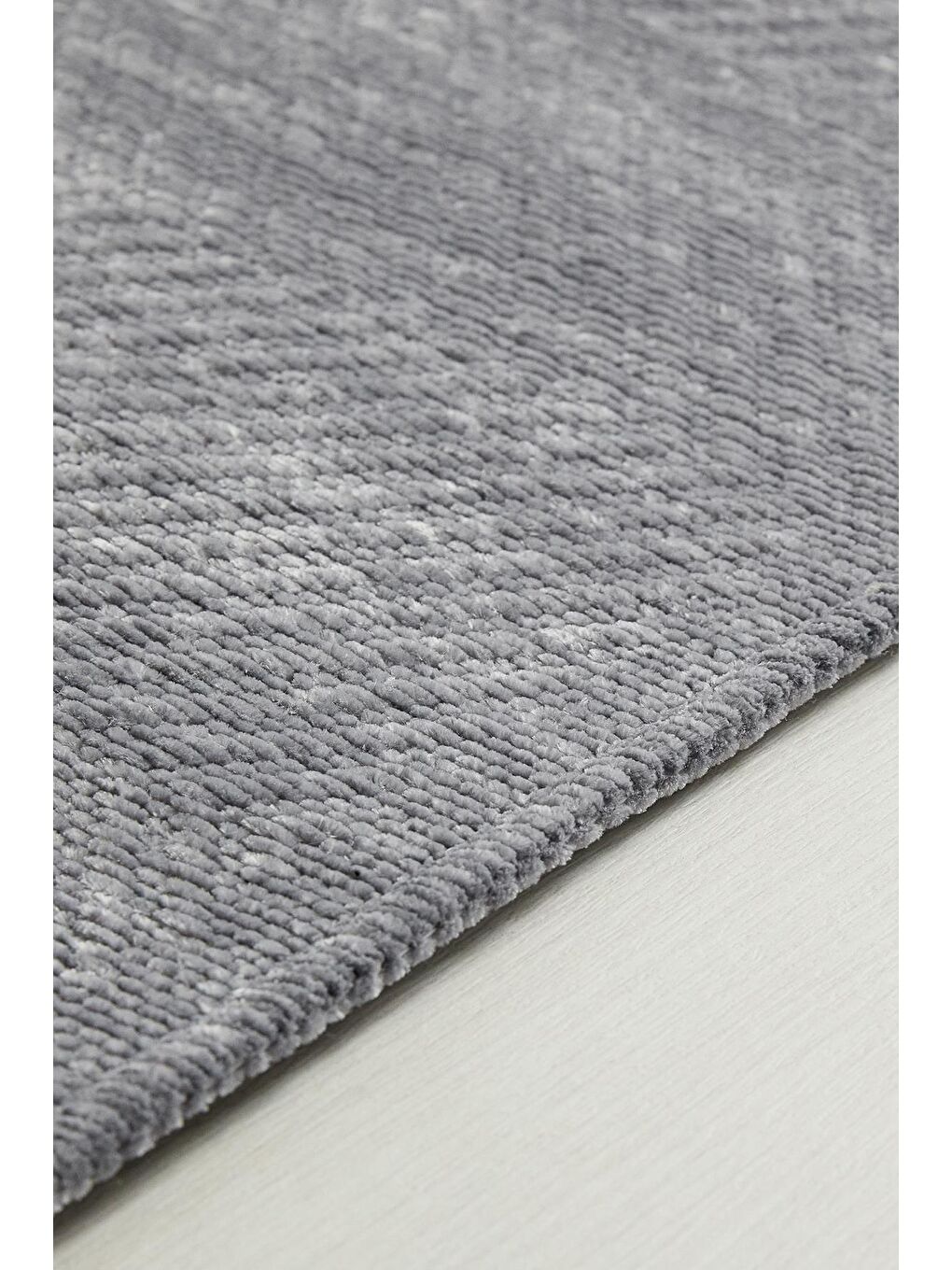 Gri Balıksırtı Şönil Halı Kilim 160x230 cm-2