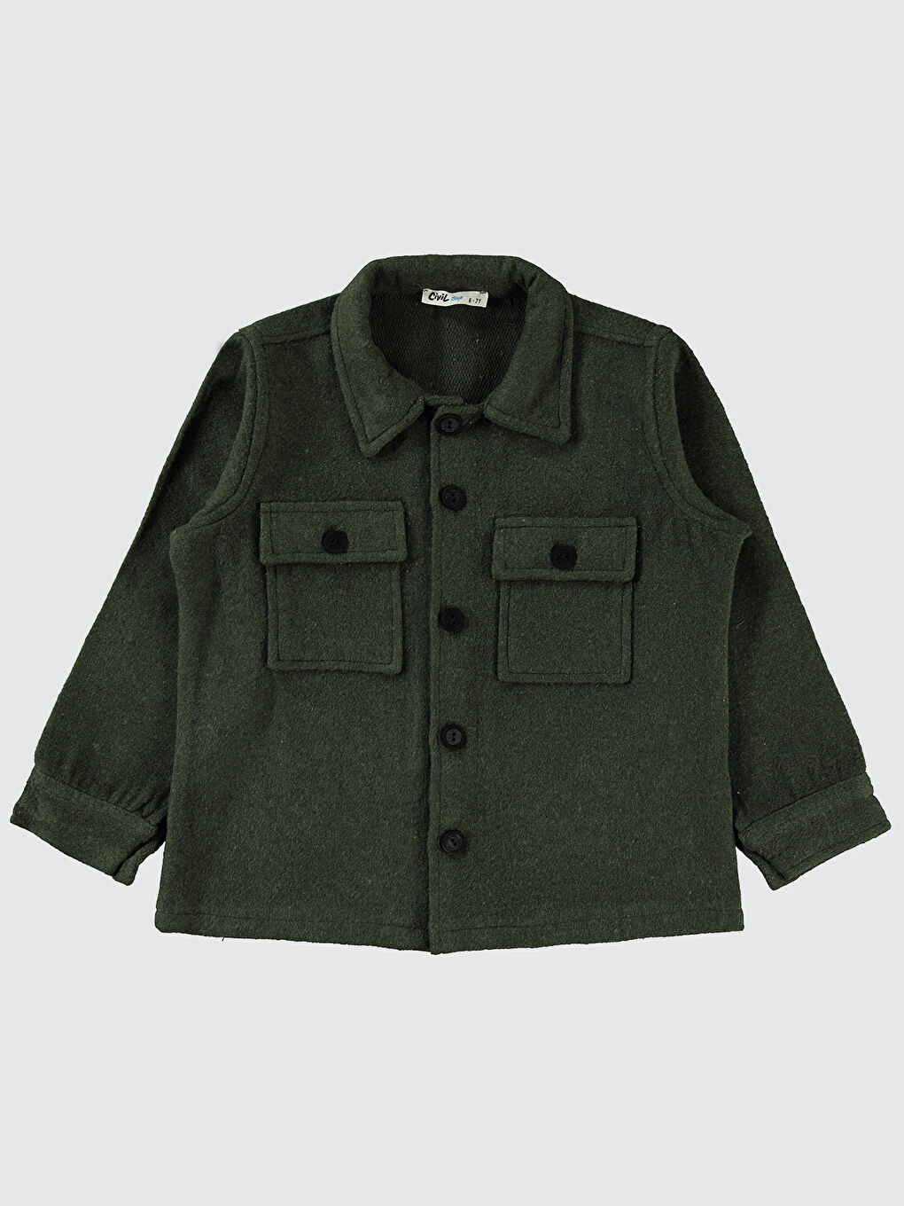 Erkek Çocuk Gömlek 6-9 Yaş Haki