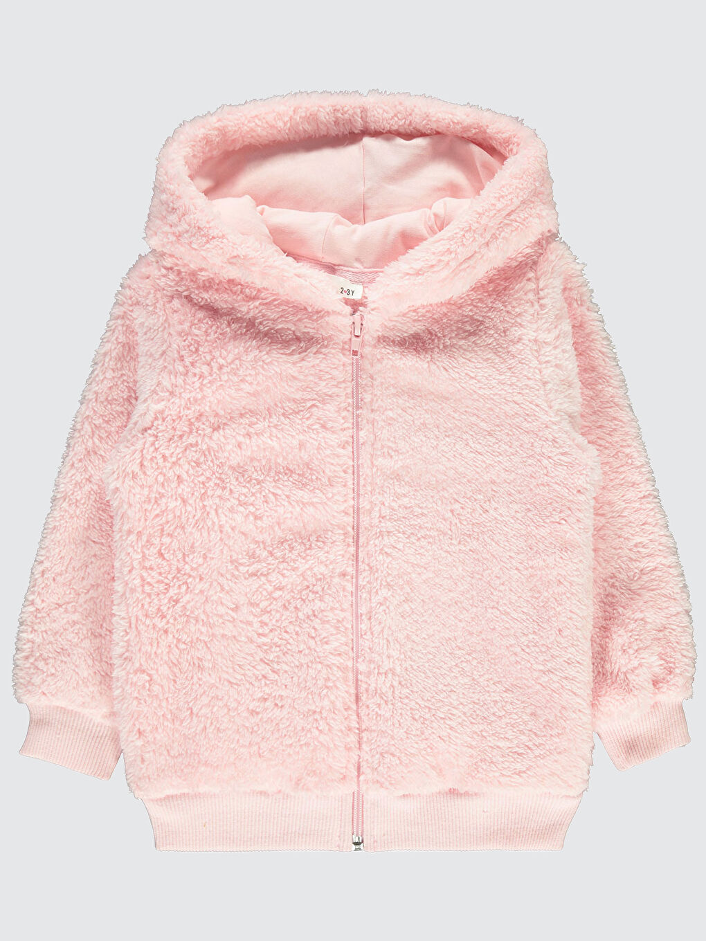 Girls Kız Çocuk Kapüşonlu Hırka 2 5 Yaş Tatlı Pembe