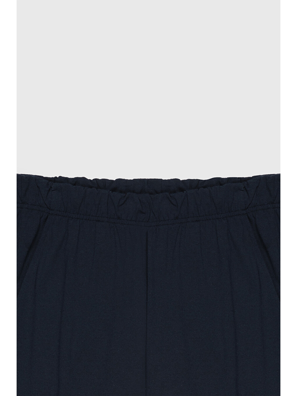 Erkek Lacivert Pamuklu Standart Fit Normal Kesim Beli Lastikli Cepli Pijama Altı-8