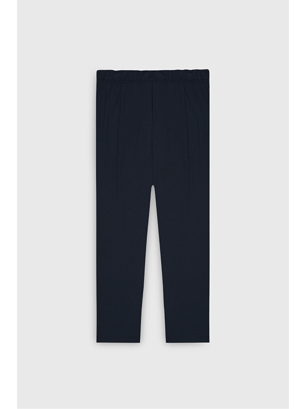 Erkek Lacivert Pamuklu Standart Fit Normal Kesim Beli Lastikli Cepli Pijama Altı-10