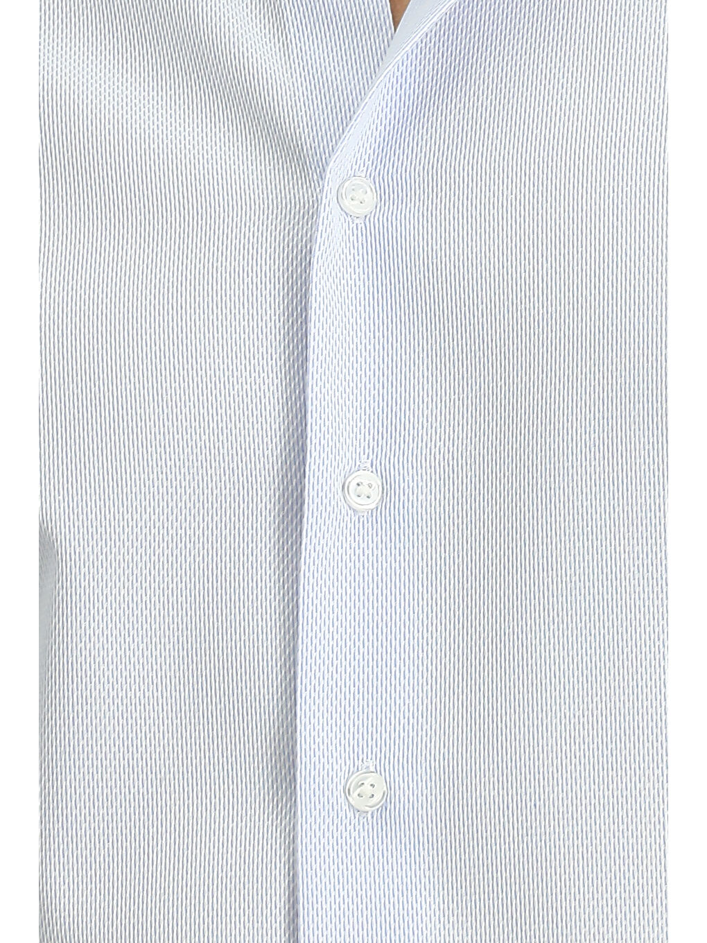 Mavi Uzun Kol Slim Fit Dar Kesim Non Iron Klasik Desenli Pamuklu %100 Pamuk Gömlek-4