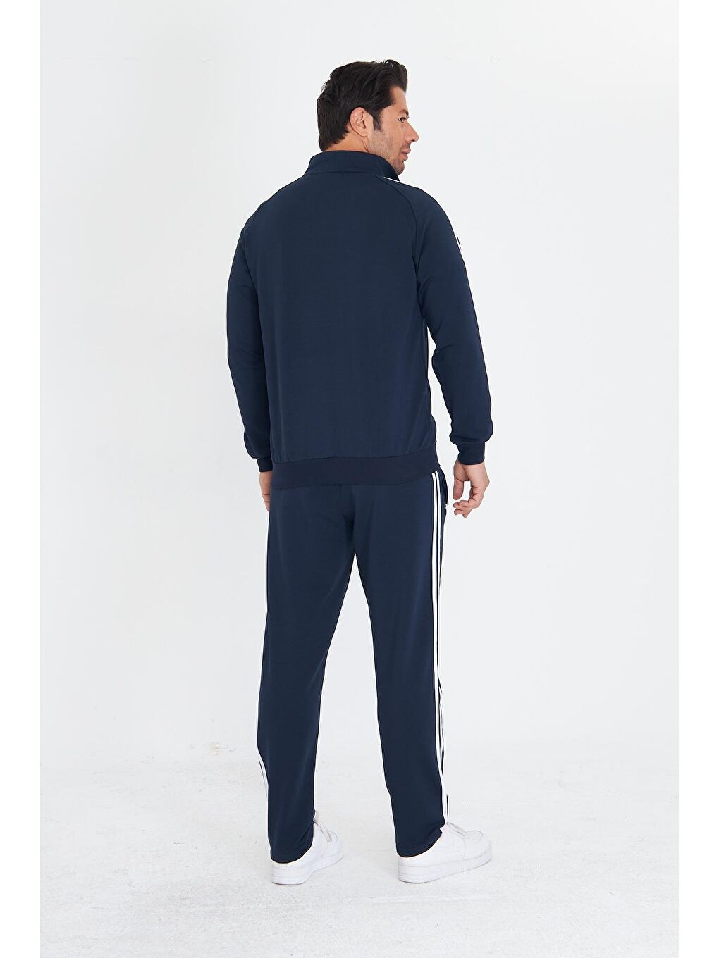 Erkek Pamuklu Eşofman Takımı Lacivert 201550-L-6