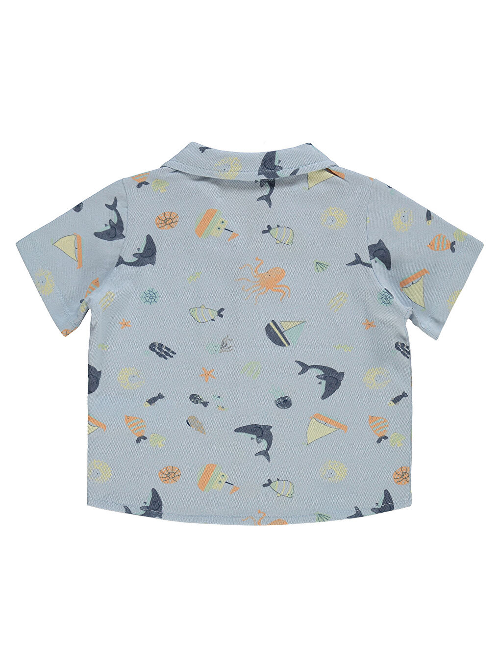 Boys Erkek Çocuk Gömlek 2-5 Yaş Buz Mavi-1