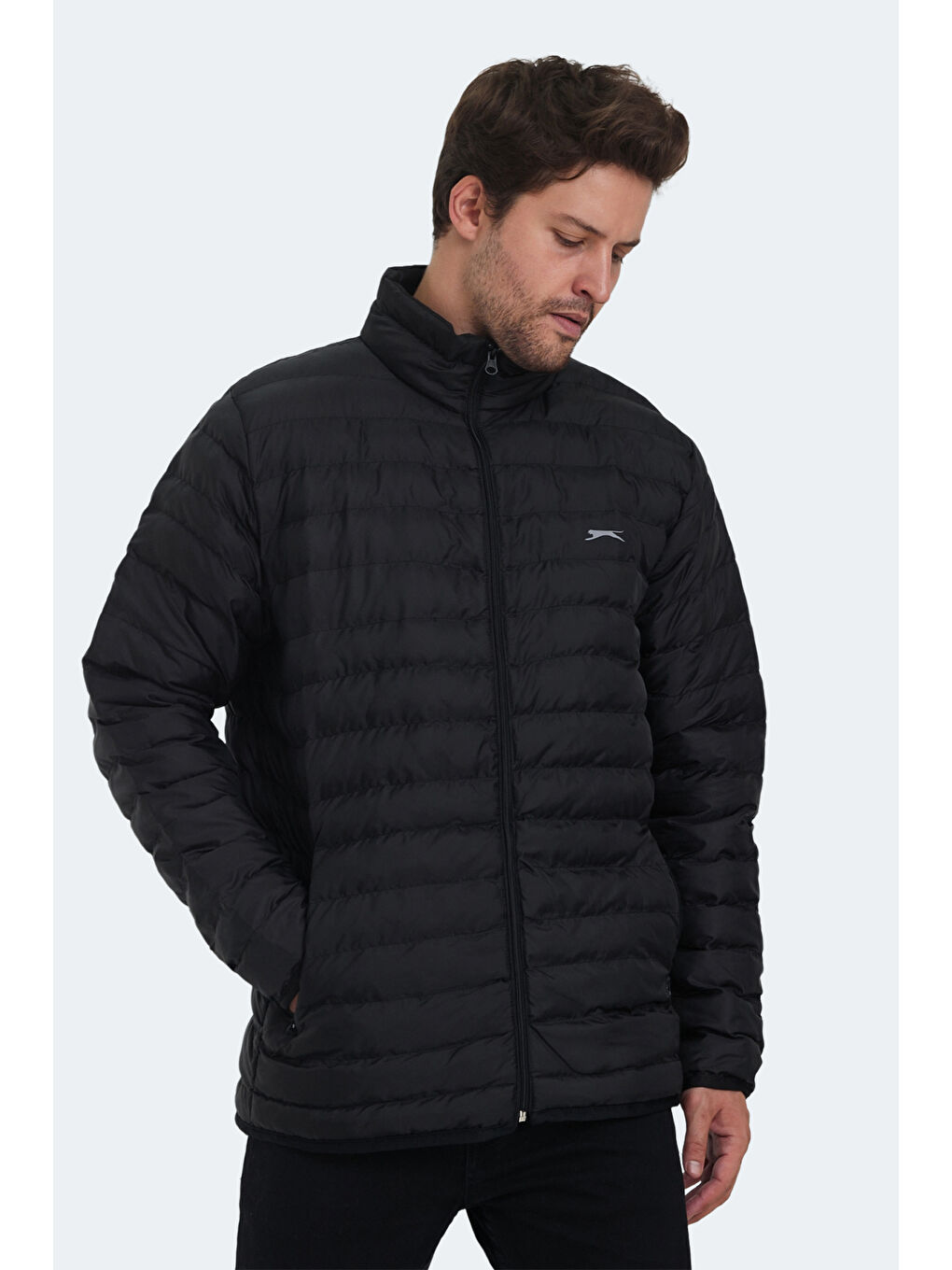 Siyah BARRIE Erkek Şişme Mont-5