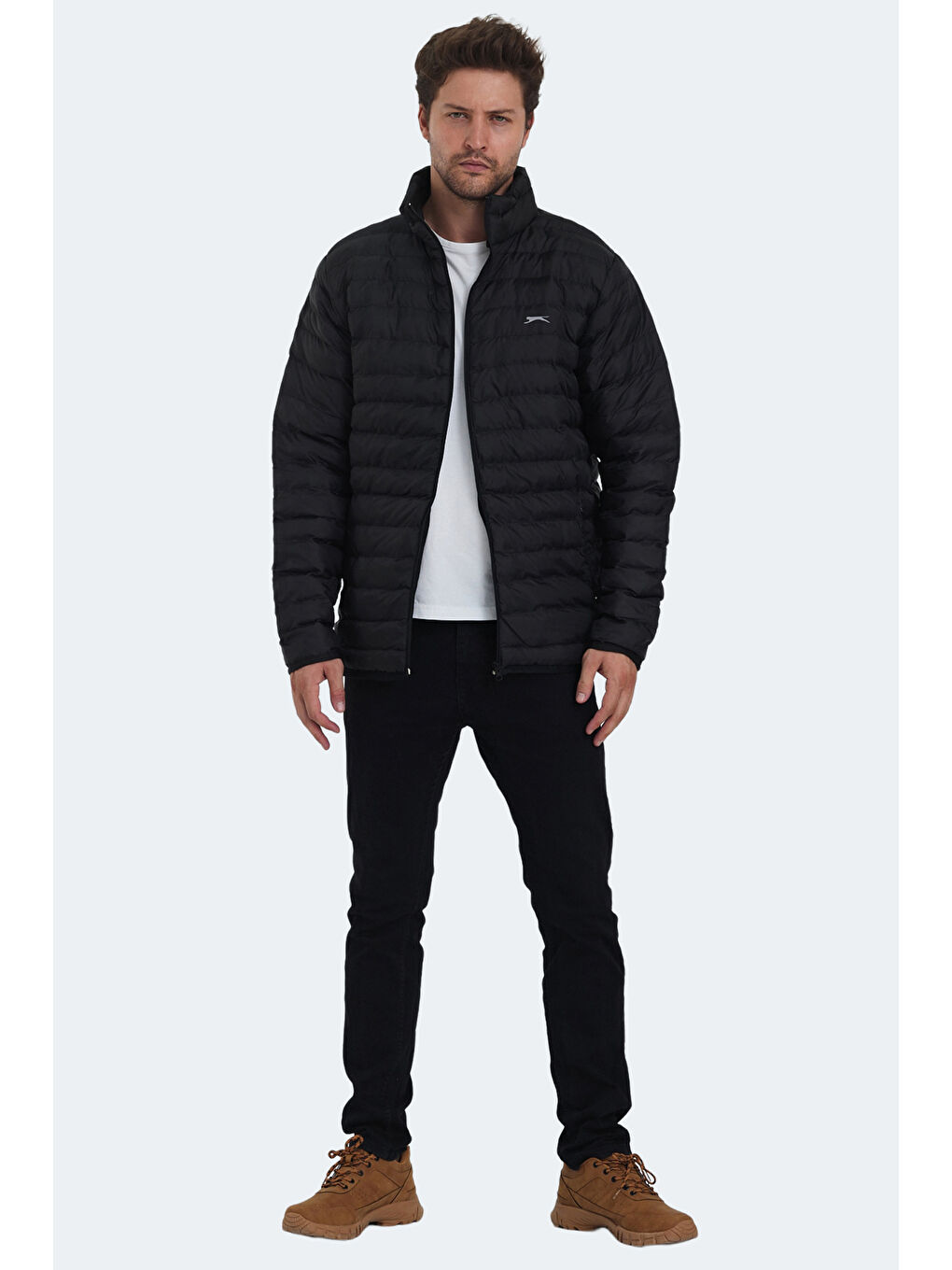 Siyah BARRIE Erkek Şişme Mont-6