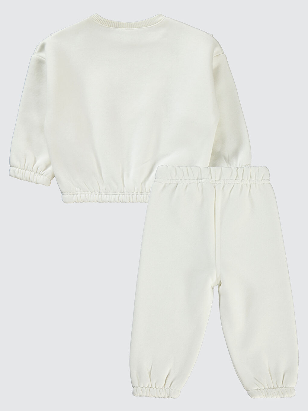 Kız Bebek Takım 6-18 Ay Ekru-1