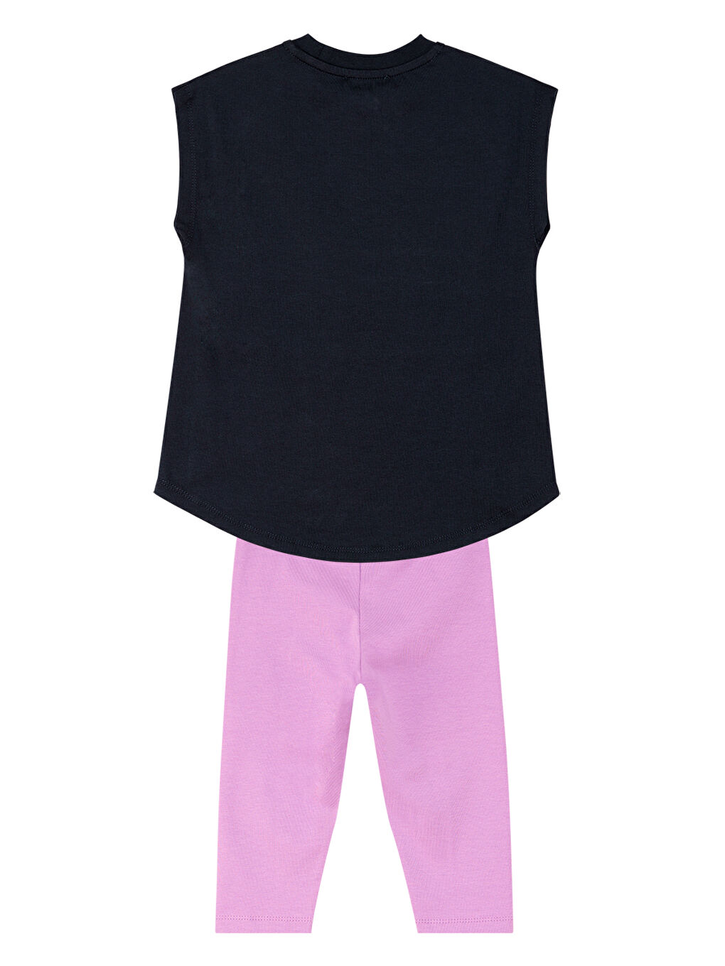 Karışık Orman Kedisi Kız Tişört Tayt Takım-3