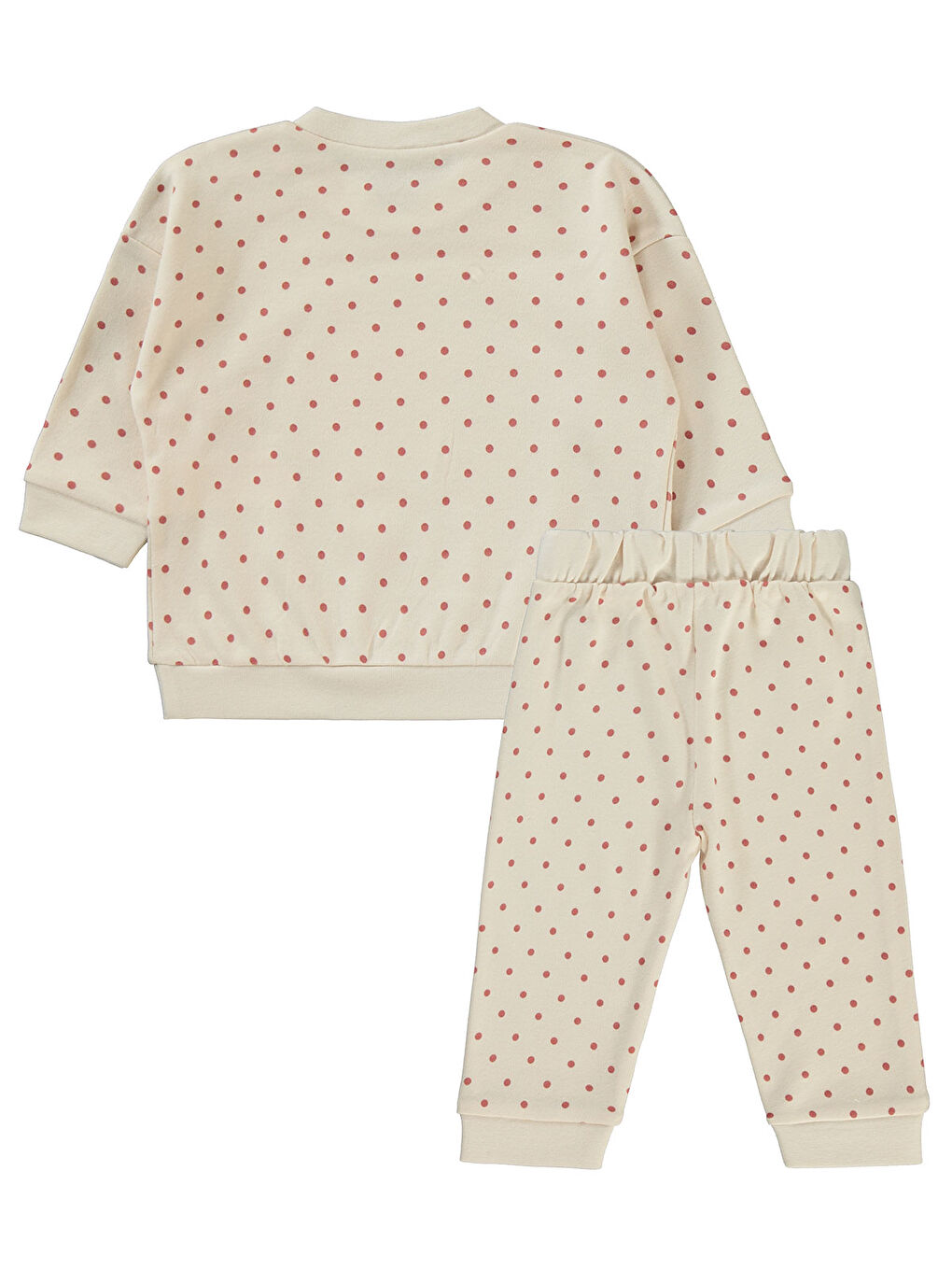 Bej Baby Kız Bebek Takım 6-18 Ay Fil Dişi-1