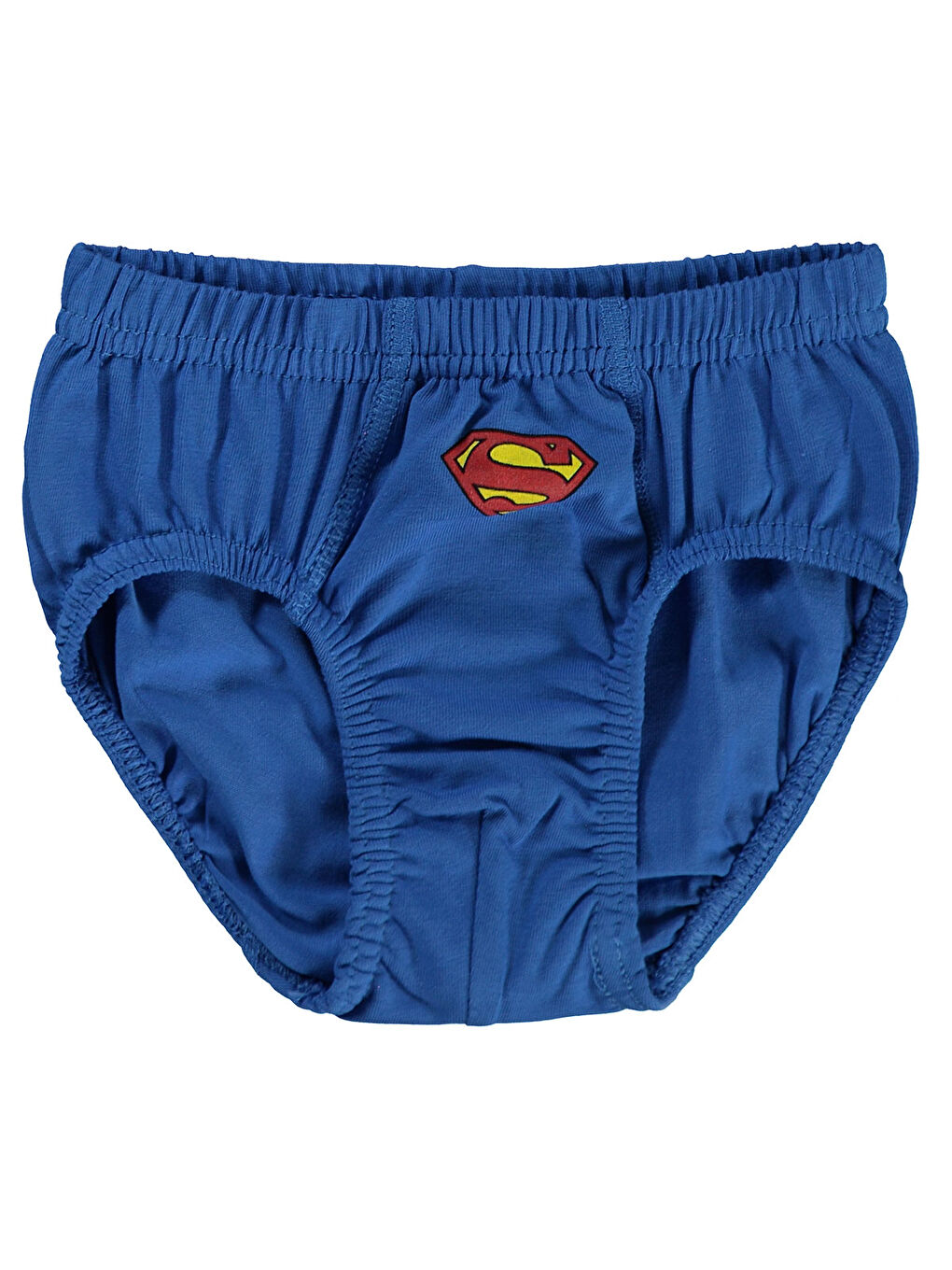 Süperman Erkek Çocuk 3'lü Külot Set 2-10 Yaş Sarı-1