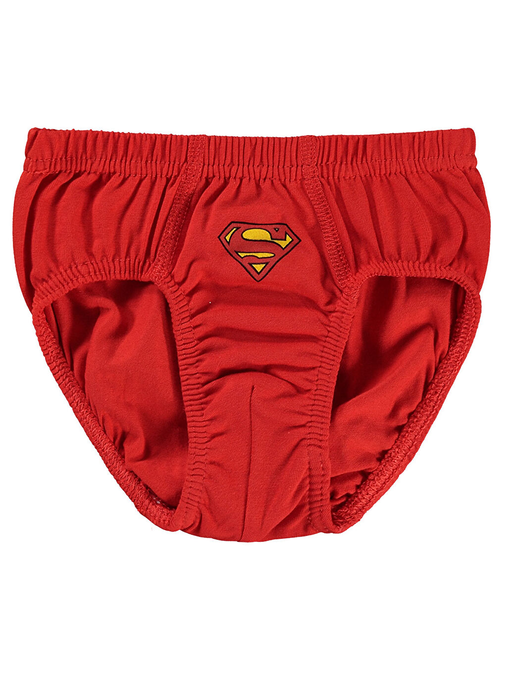 Süperman Erkek Çocuk 3'lü Külot Set 2-10 Yaş Sarı-2