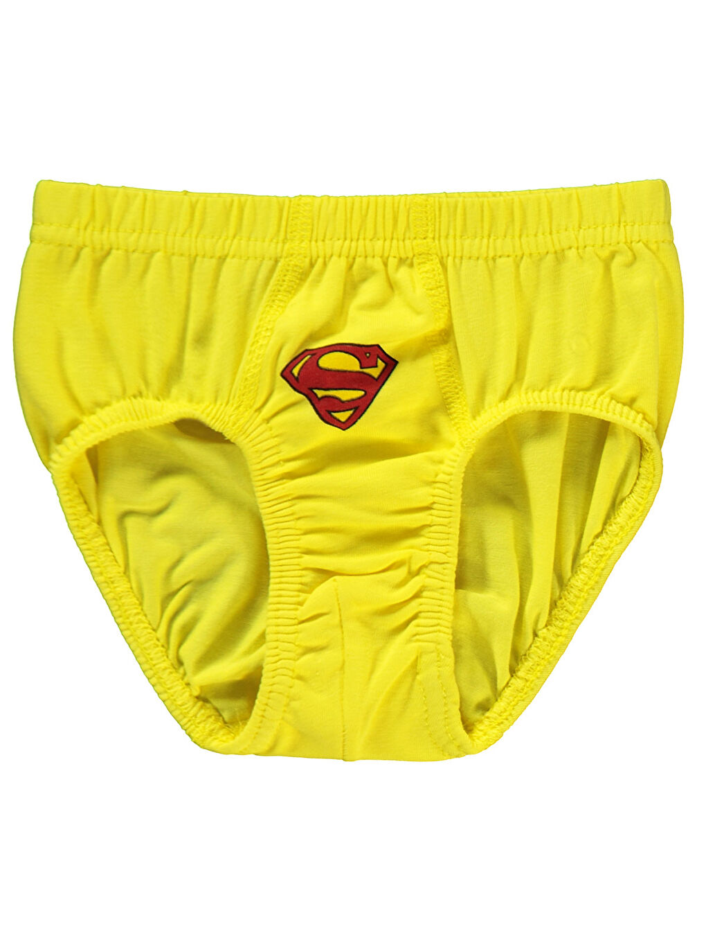 Süperman Erkek Çocuk 3'lü Külot Set 2-10 Yaş Sarı-3