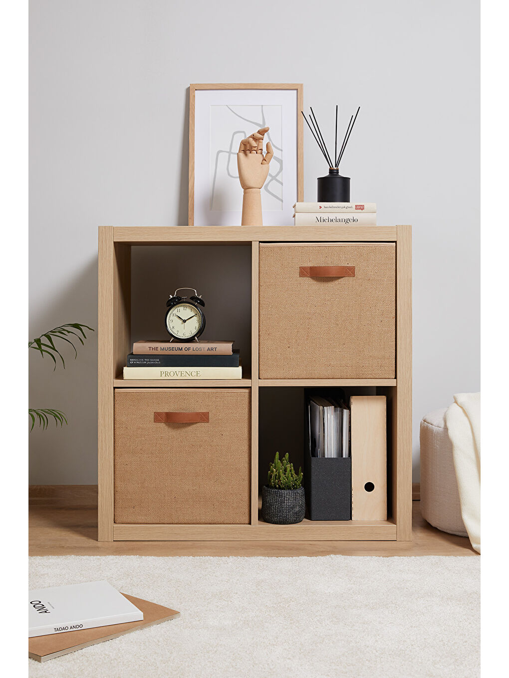 Bej Jüt Kutu 33 x 30 x 33 cm-1