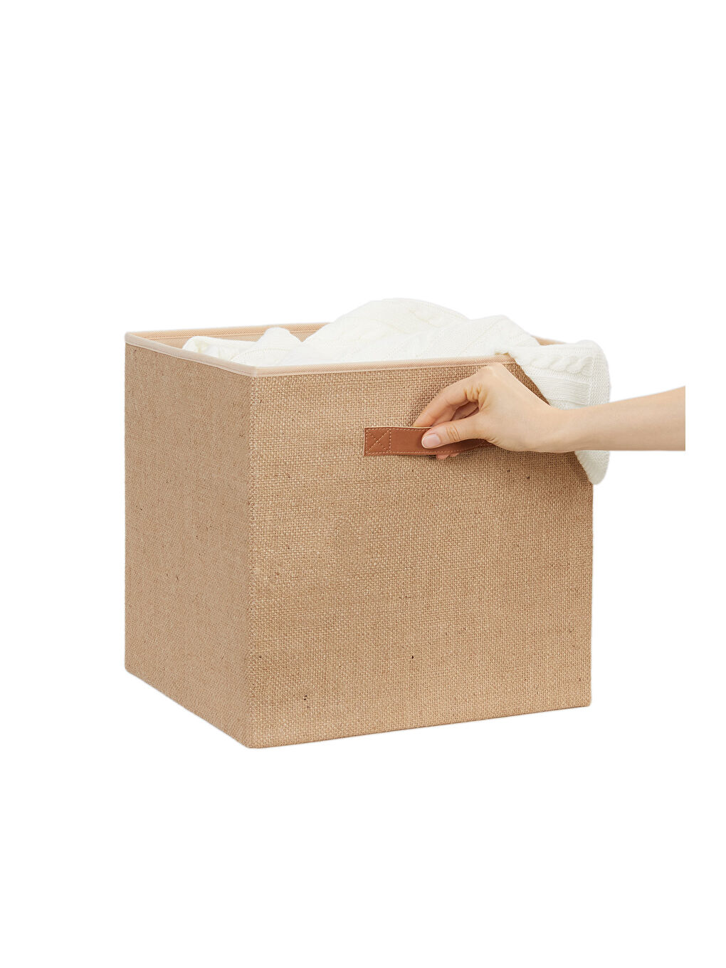 Bej Jüt Kutu 33 x 30 x 33 cm-6