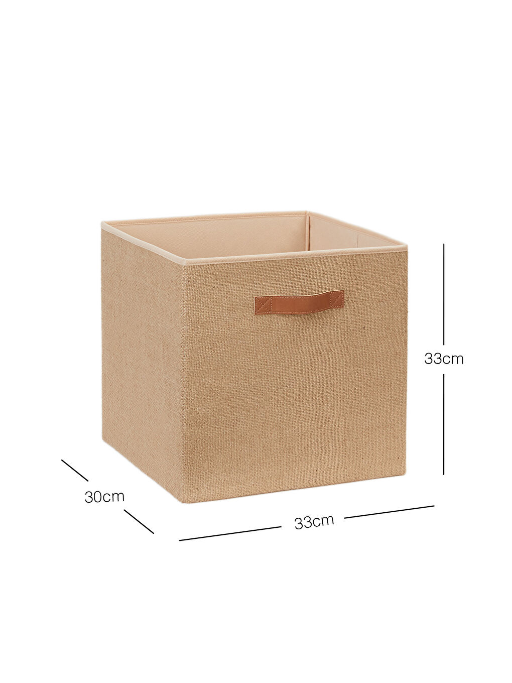 Bej Jüt Kutu 33 x 30 x 33 cm-7