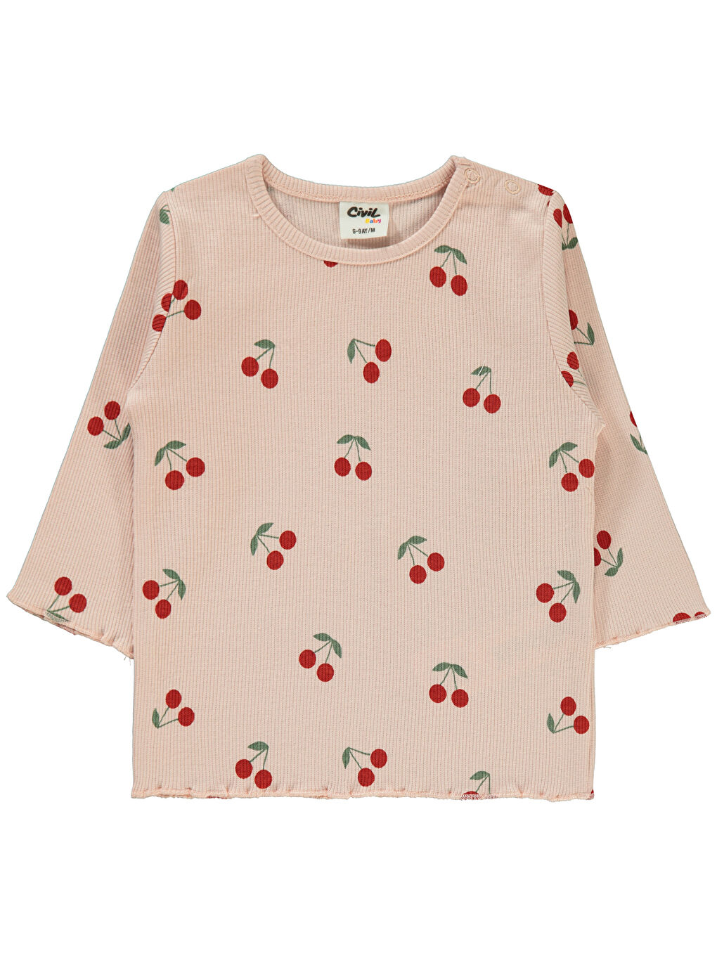 Pembe Baby Kız Bebek Sweatshirt 6-18 Ay Pudra