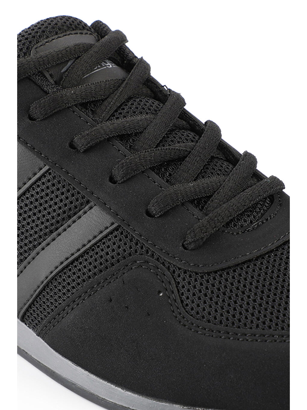 OMEGA Erkek Siyah / Siyah Günlük Spor Ayakkabısı-3