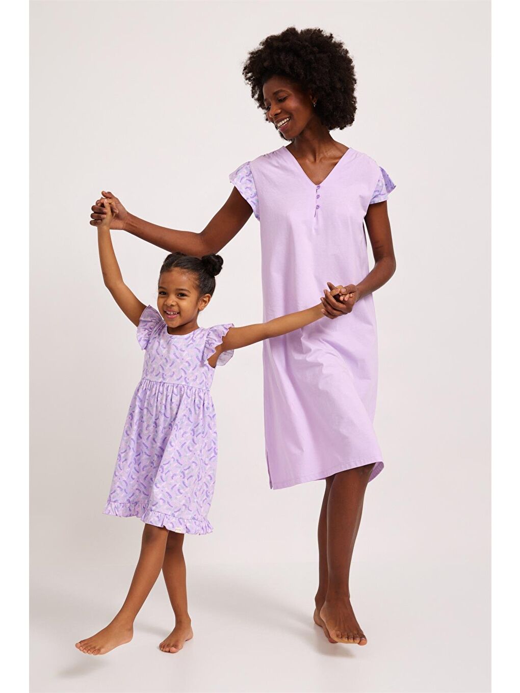 Lavender Kız Çocuk Gecelik Lila-3