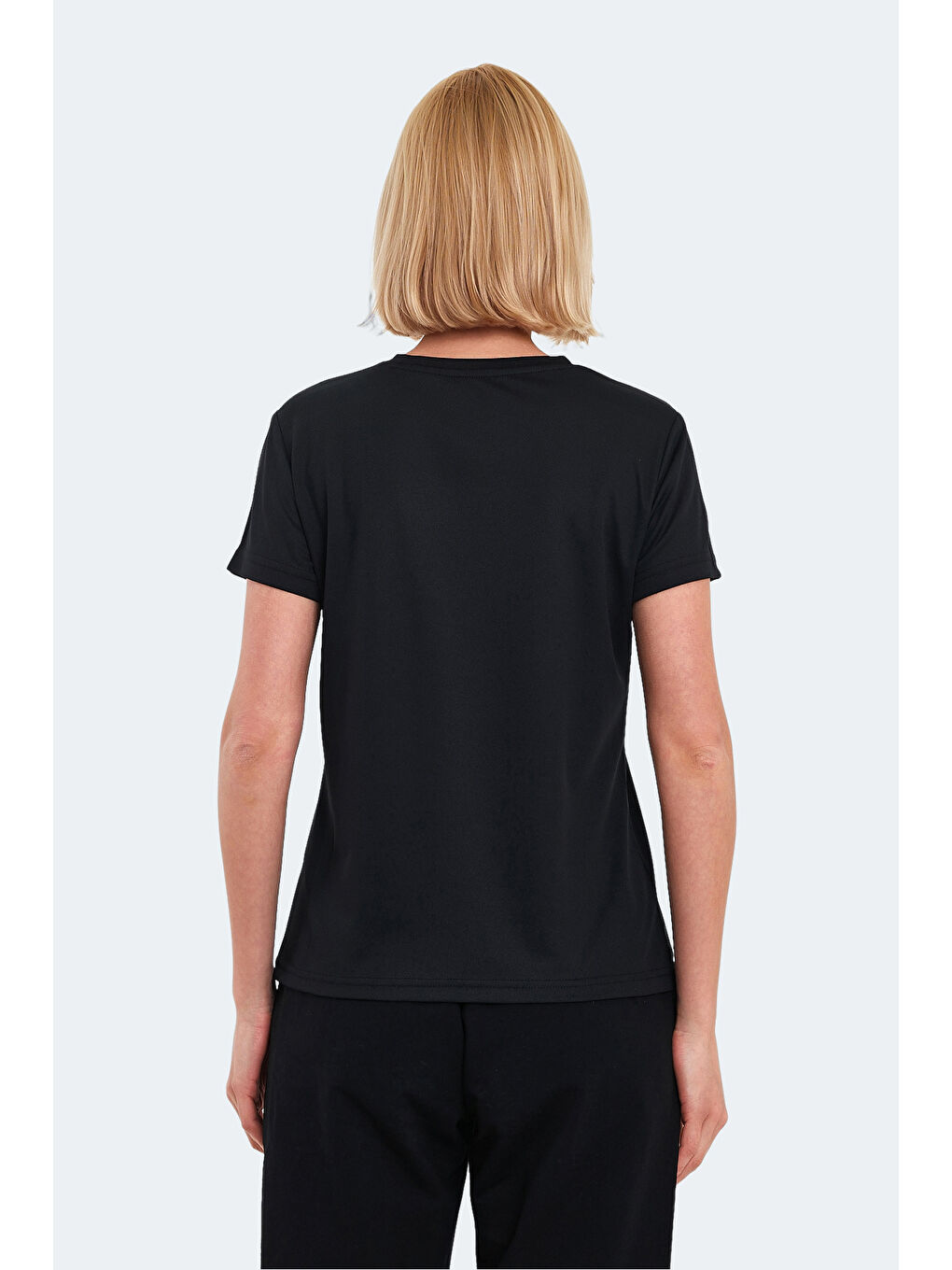RACING Kadın Siyah Tişört-1