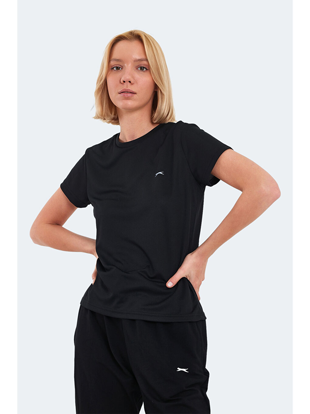 RACING Kadın Siyah Tişört-4