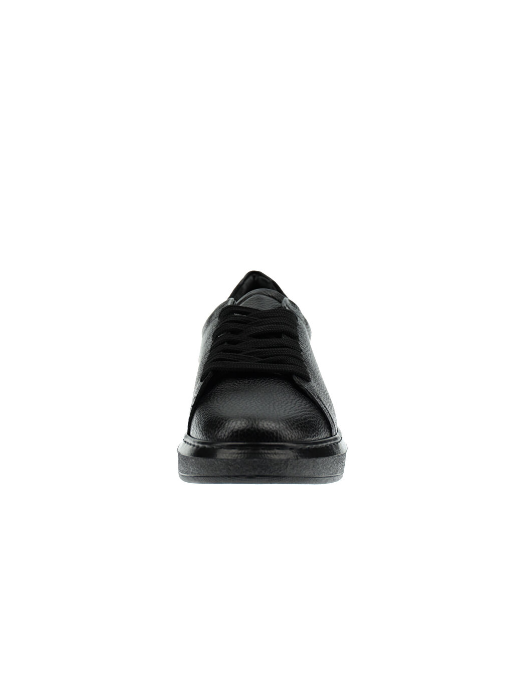 Siyah Sneaker Deri Ayakkabı-2