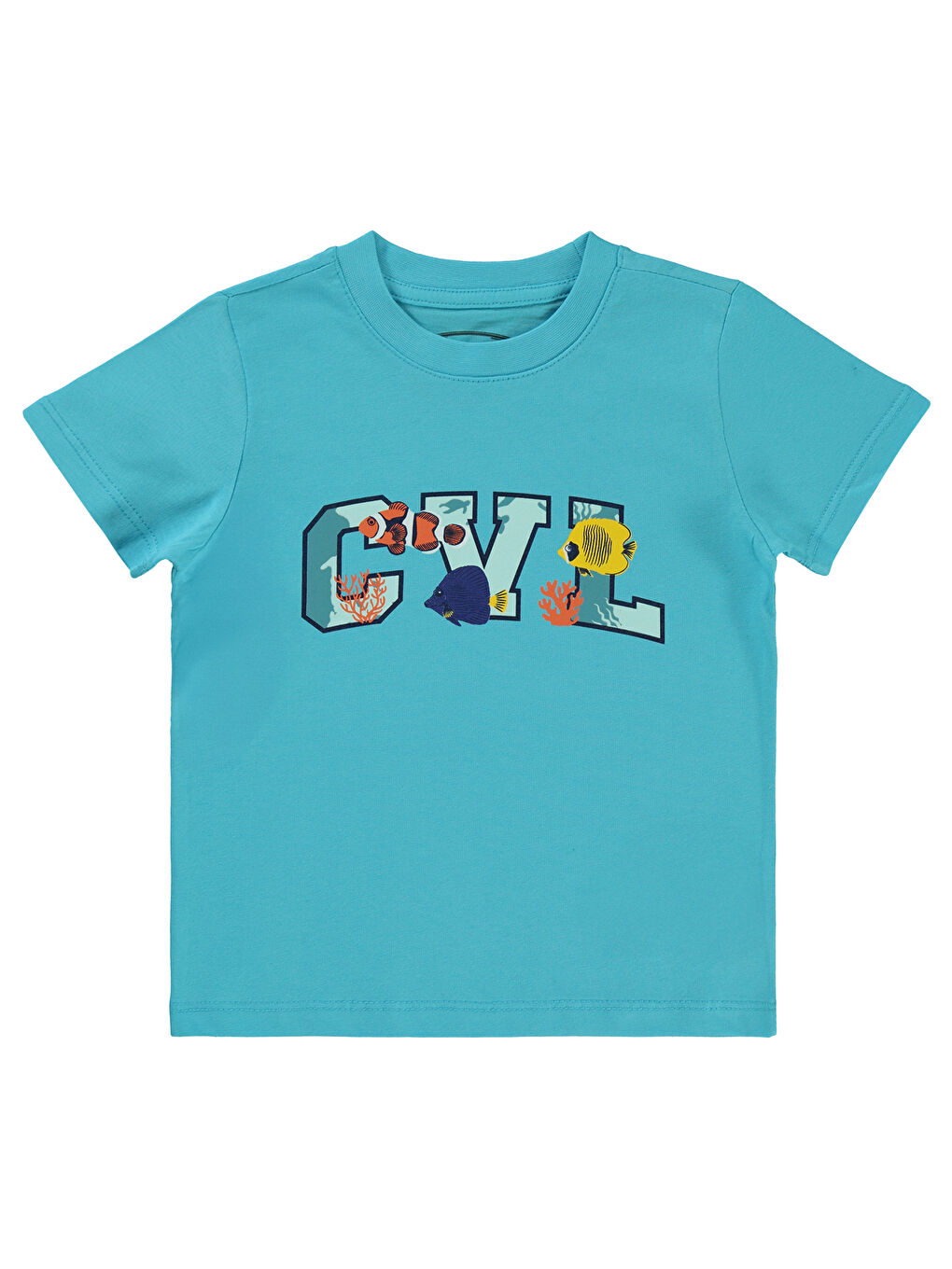 Boys Erkek Çocuk Tişört 2-5 Yaş Turkuaz