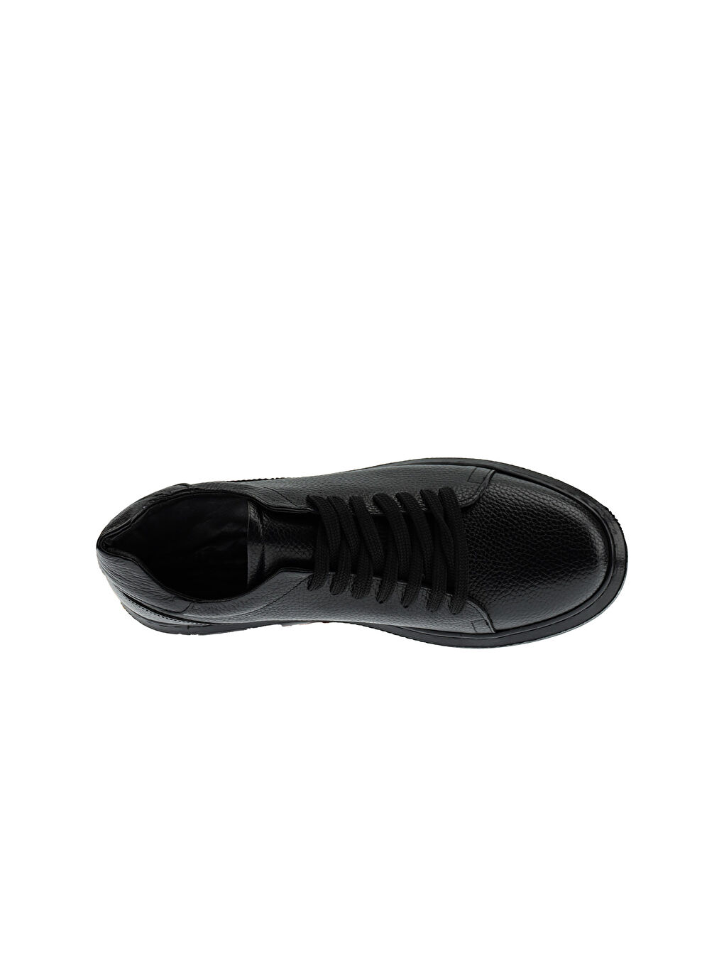 Siyah Sneaker Deri Ayakkabı-5