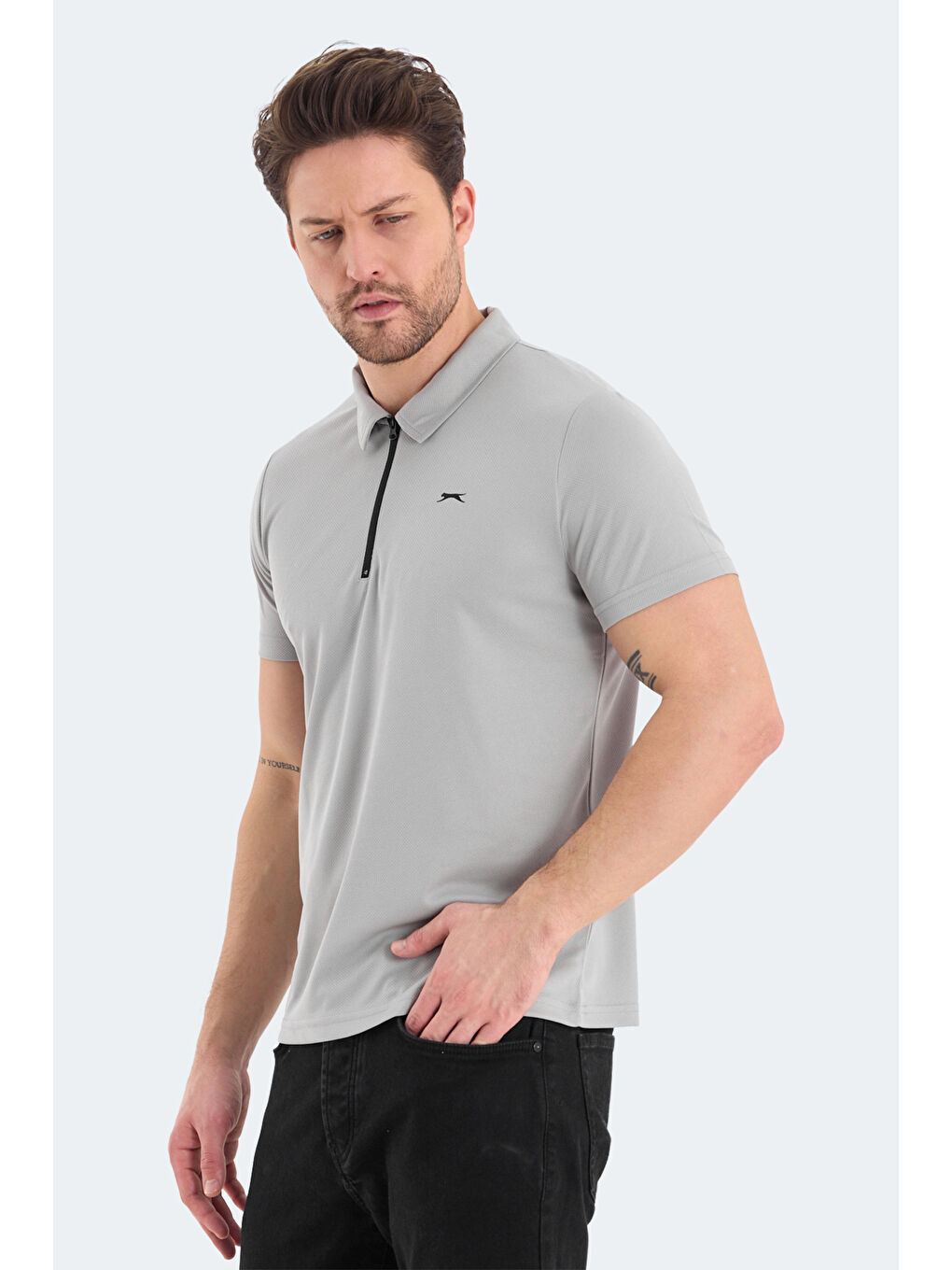 ROYAL Erkek Tişört Gri-5