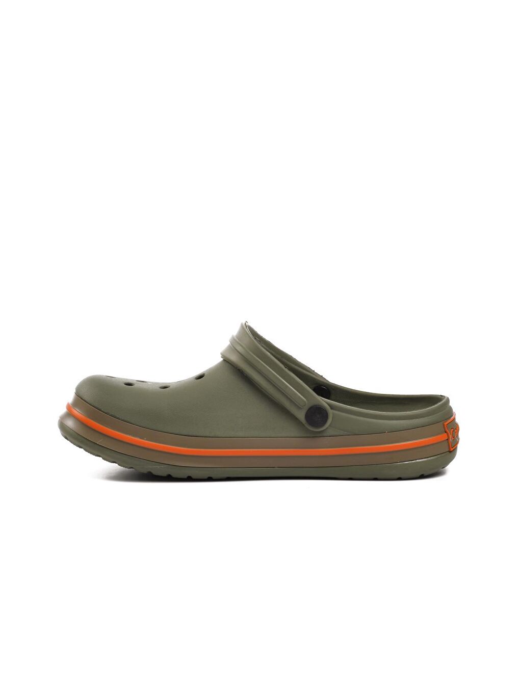 Haki-Turuncu Kadın Sabo Terlik 5001-1