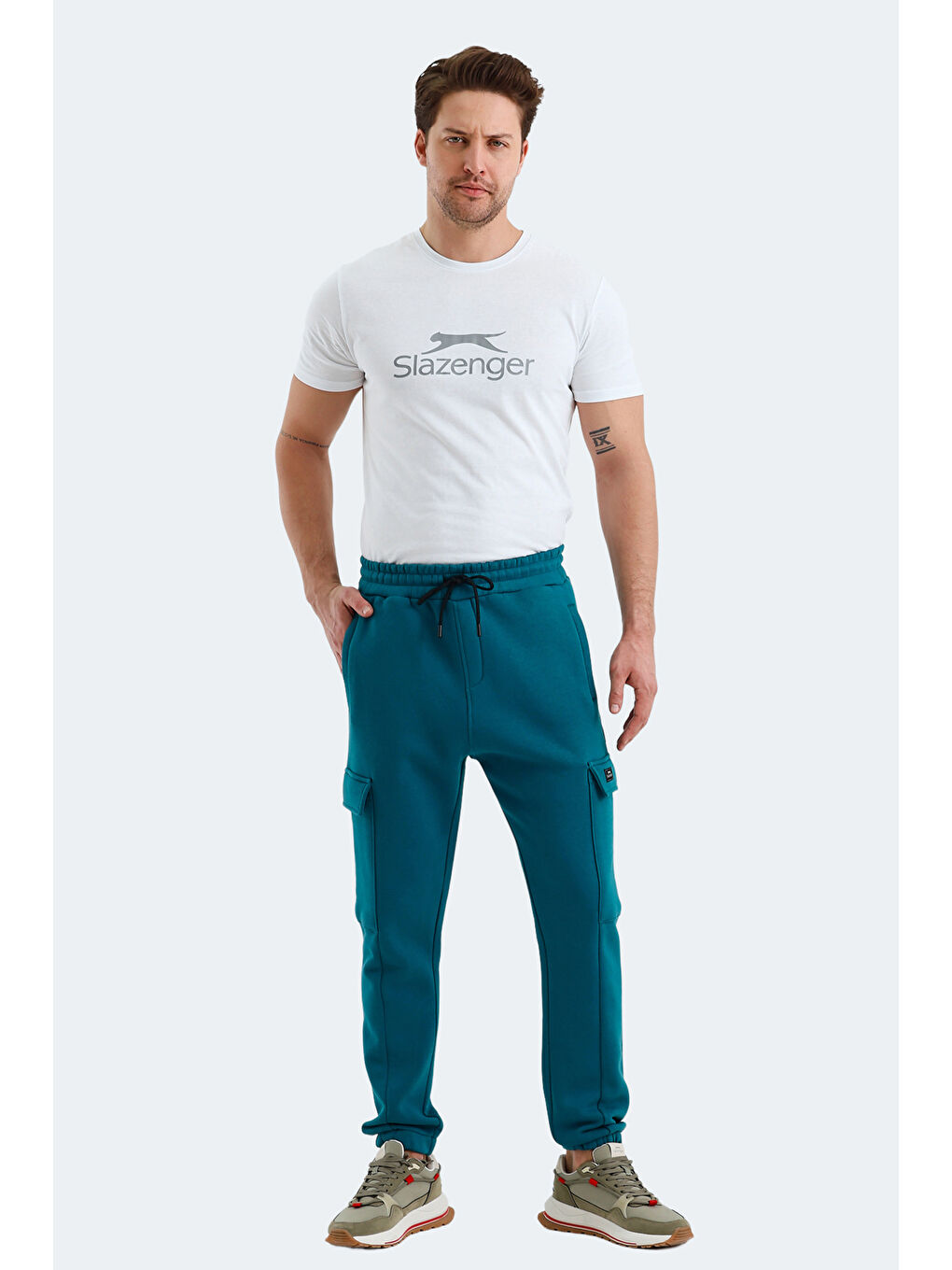 VALORA  Erkek Jogger Eşofman Altı Petrol-4