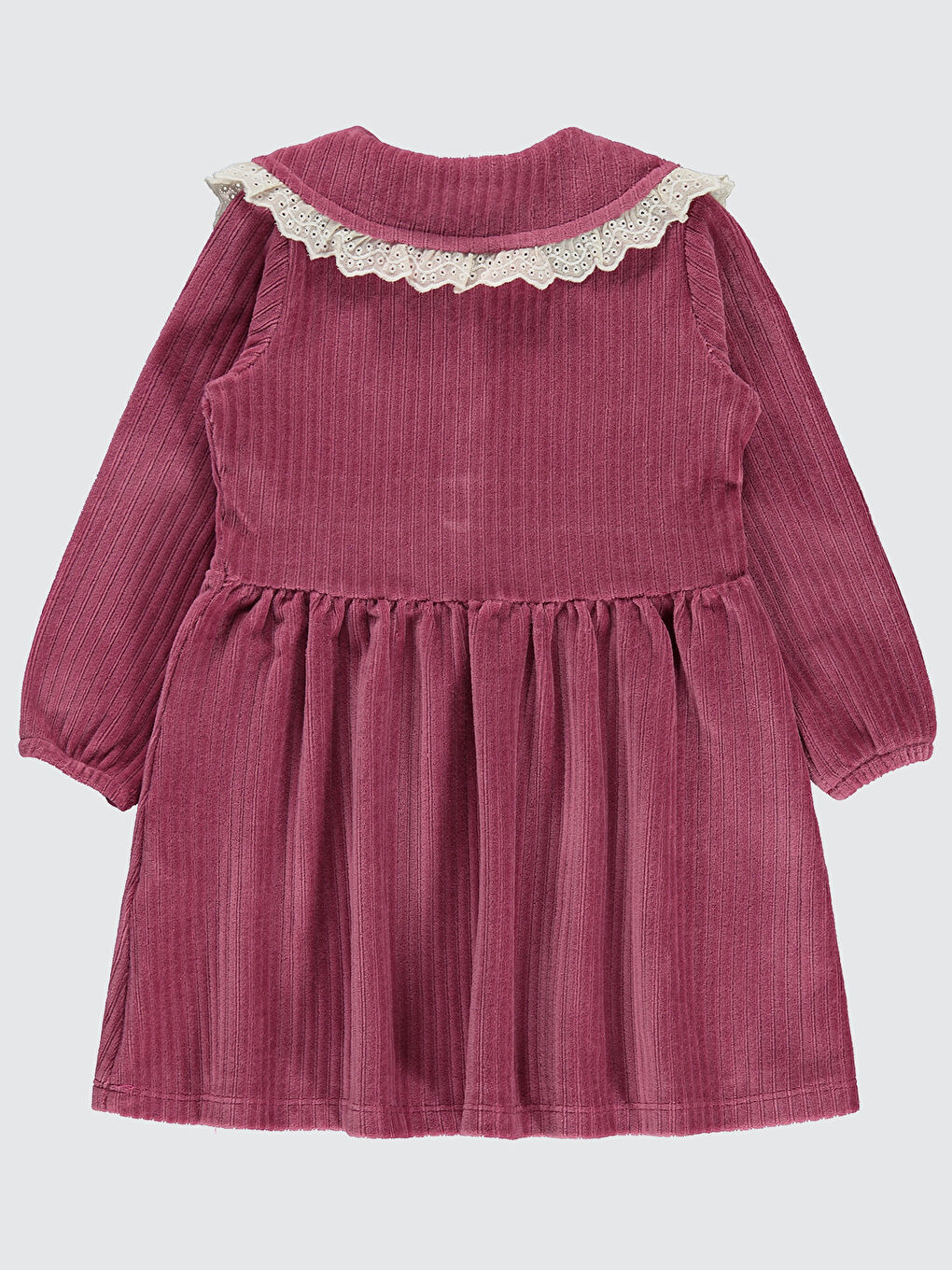 Girls Kız Çocuk Elbise 2-5 Yaş Mürdüm-1