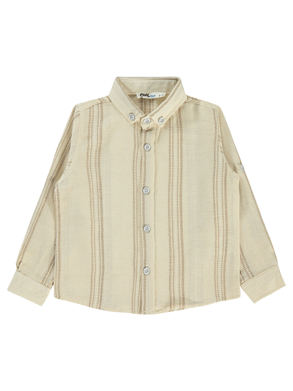 Boys Erkek Çocuk Gömlek 2-5 Yaş Kahverengi