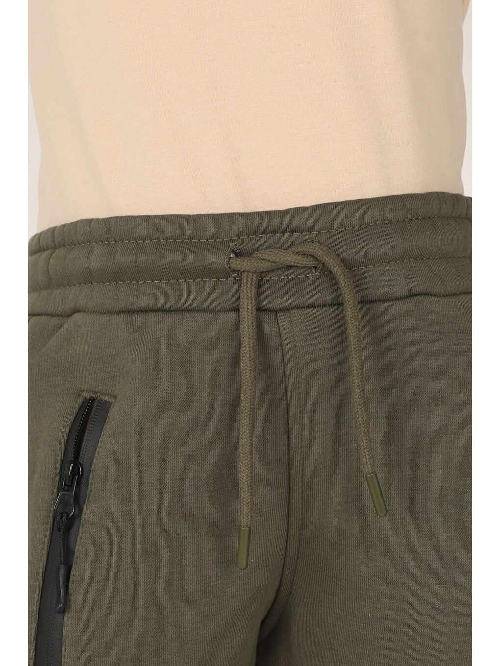 LAMYA Unisex Çocuk Eşofman Altı Haki-5