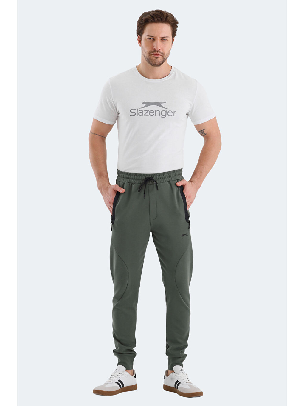 VARUNA  Erkek Jogger Eşofman Altı Haki-3