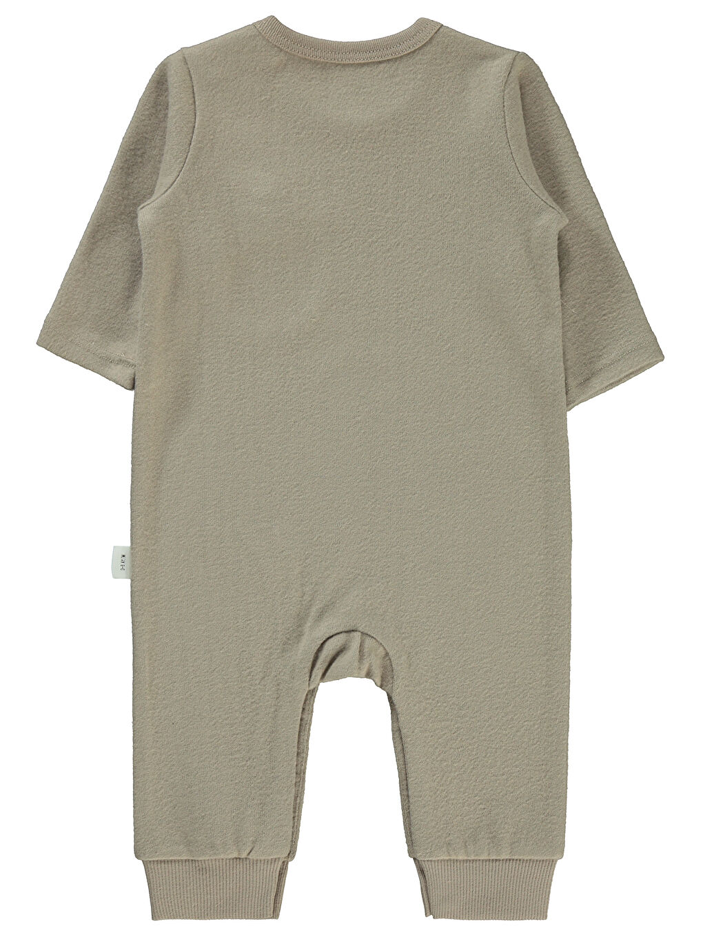 Bej Baby Erkek Bebek Patiksiz Tulum 3-18 Ay Vizon-1