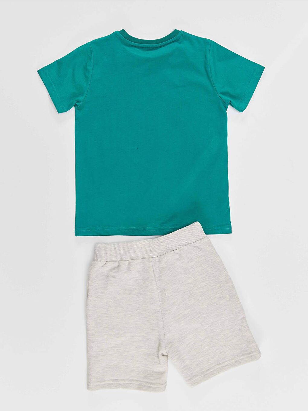 Karışık Kravat Koala Erkek Çocuk Tişört Şort Takım-3