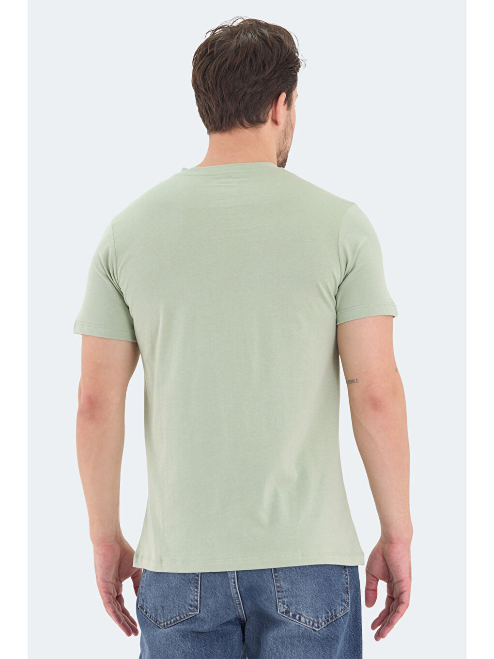 Turkuaz RIVALDO Erkek %100 Pamuk Tişört-1