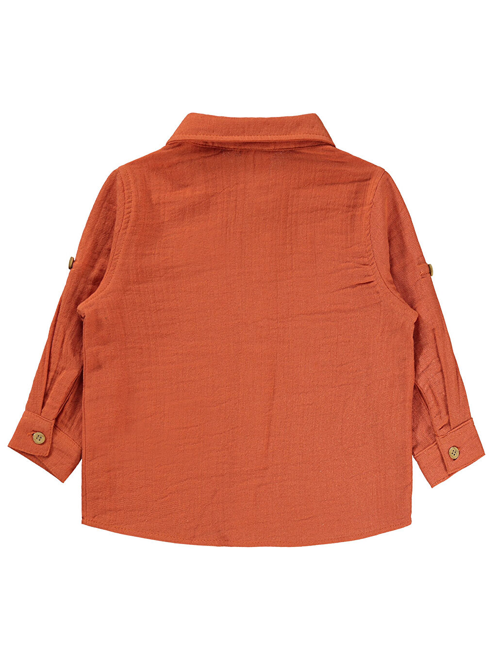 Kahverengi Baby Erkek Bebek Gömlek 6-18 Ay Tarçın-1