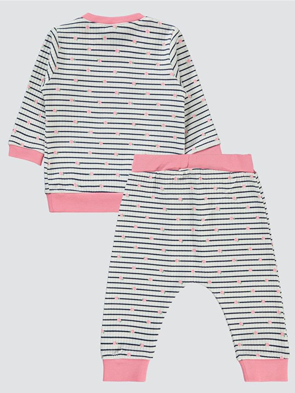 Baby Lıttle And Pretty Empirme 6-18 Ay Takım - Pembe 6-9 Ay-1