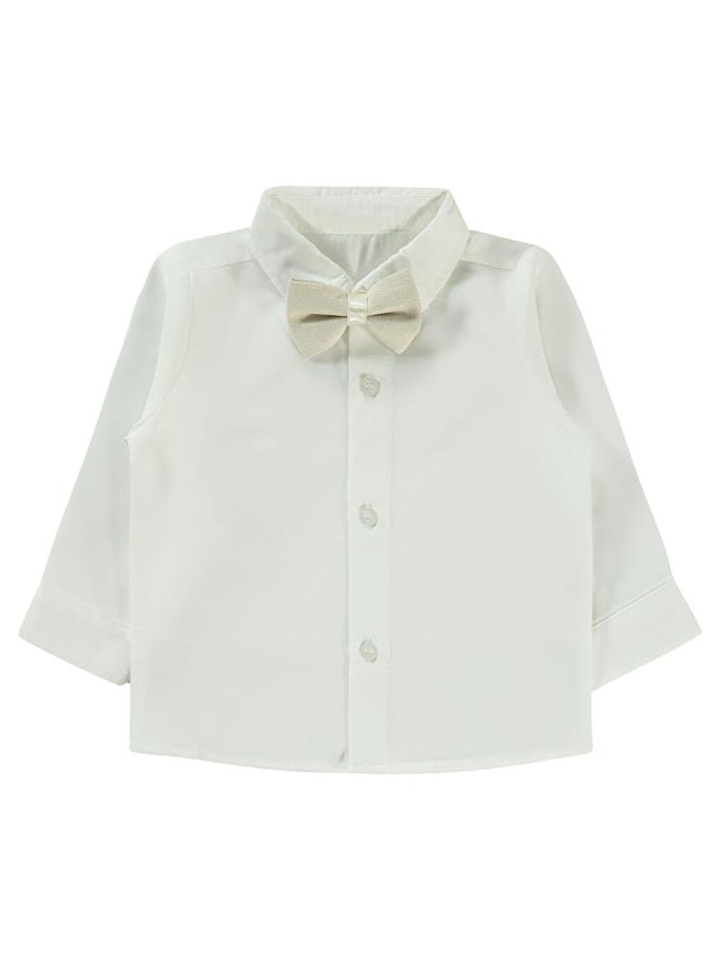 Papyonlu Ceketli 4'lü 6-18 Ay Takım - Bej 12-18 Ay-1