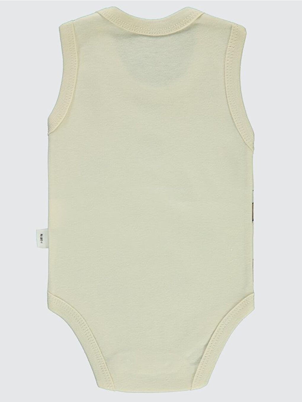 Baby Arı Empirme Baskılı Sfr.Kol1-36 Ay Çıtçıtlı Badi - Bej 12-18 Ay