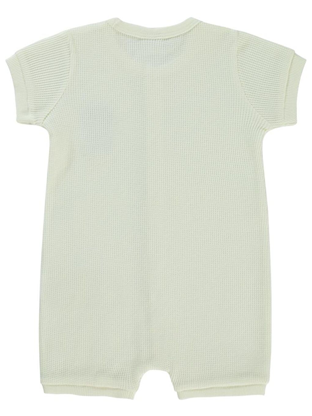 Baby Erkek Bebek Patiksiz Tulum 6-18 Ay Ekru-1