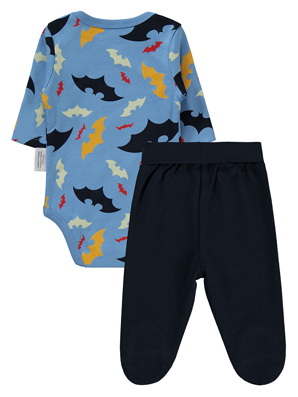 Batman Erkek Bebek Takım 1-6 Ay Açık İndigo-2