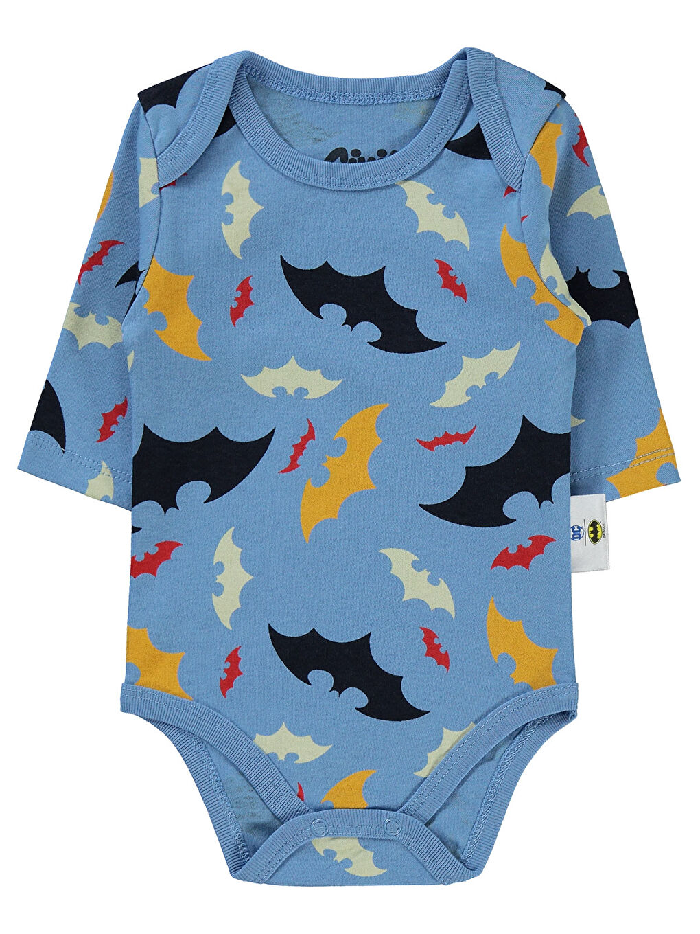 Batman Erkek Bebek Takım 1-6 Ay Açık İndigo-3