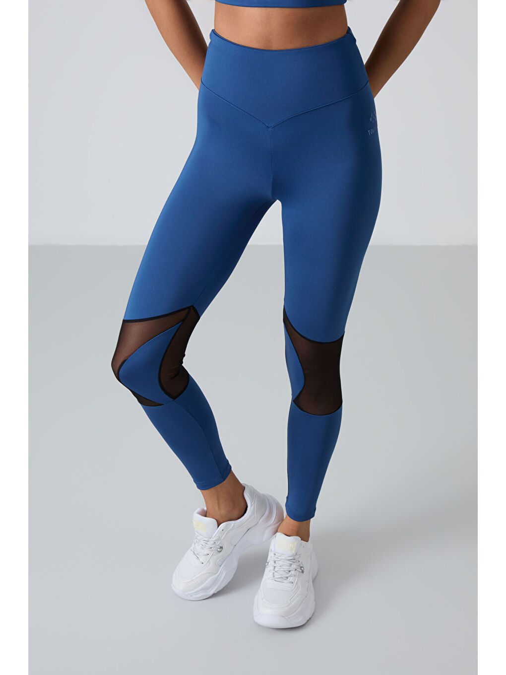 Mavi Parlament Polyester Esnek Standart Fit Performans Kadın Tayt Takım - 95331-2