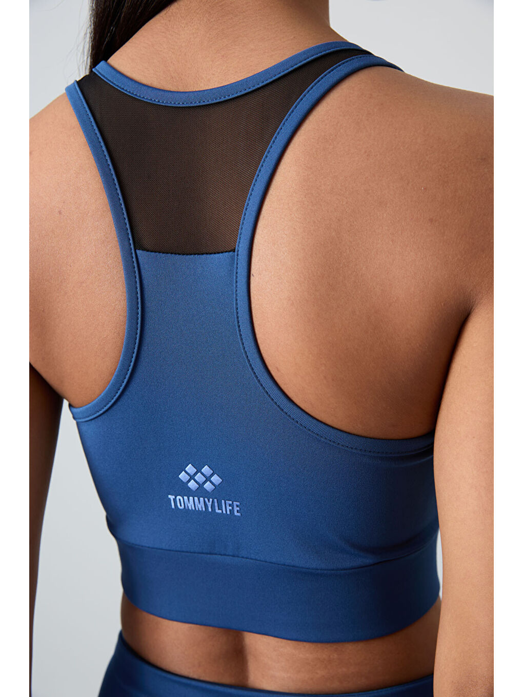 Mavi Parlament Polyester Esnek Standart Fit Performans Kadın Tayt Takım - 95331-3