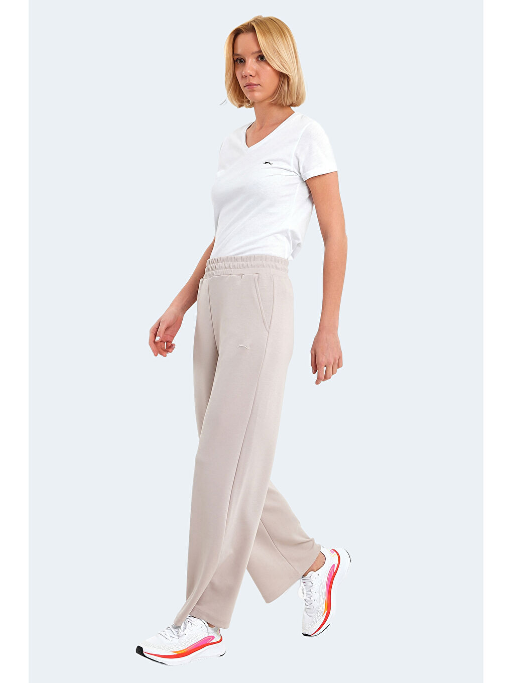 Bej VILLE Kadın Eşofman Altı Taş Gri-1