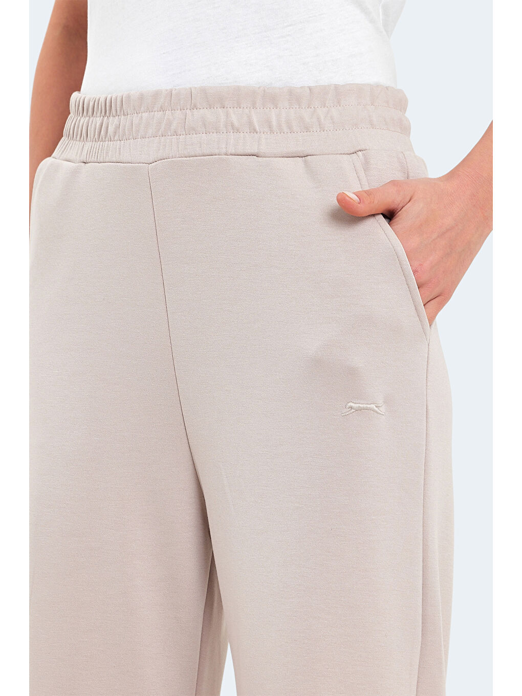 Bej VILLE Kadın Eşofman Altı Taş Gri-3