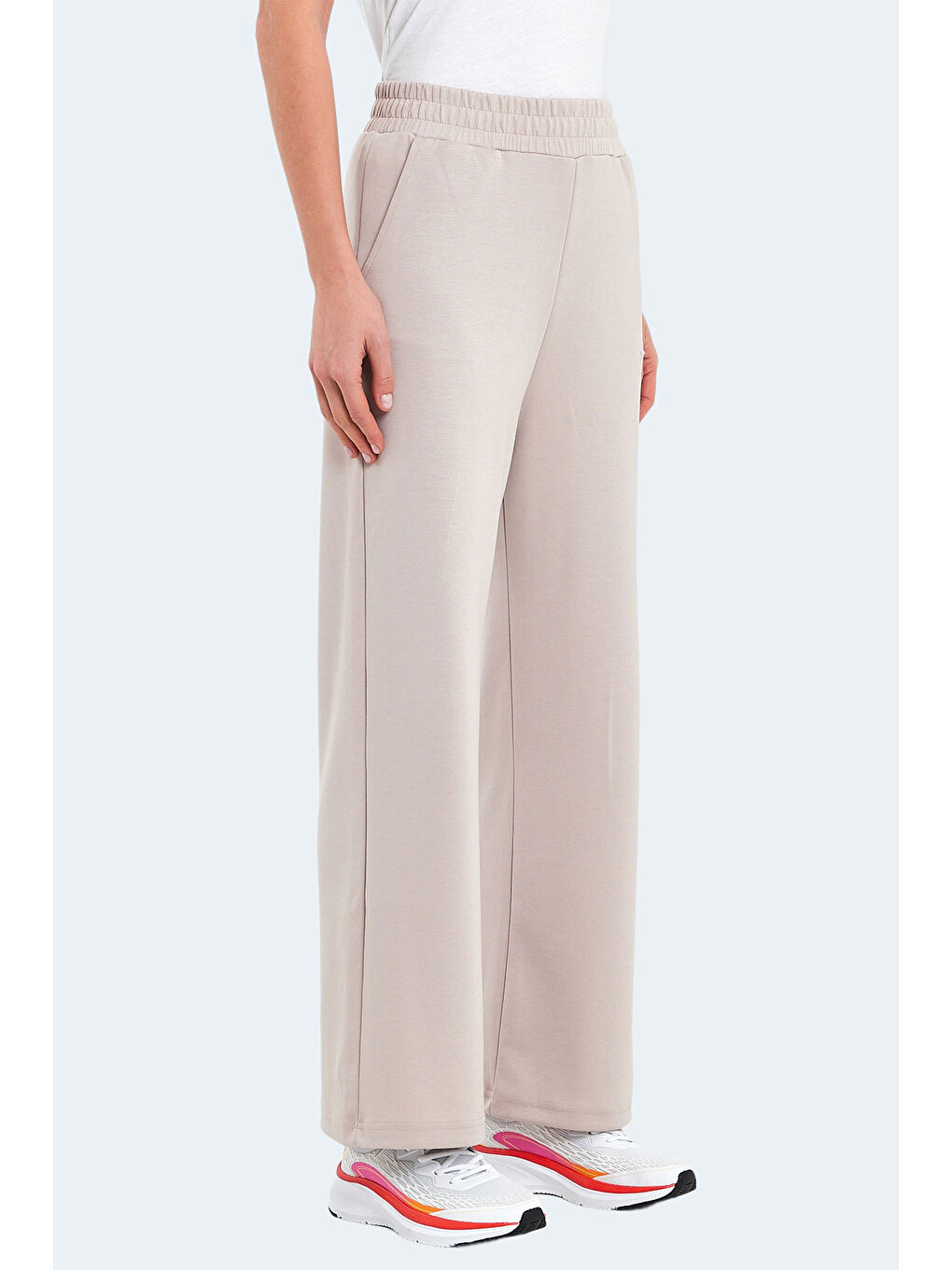 Bej VILLE Kadın Eşofman Altı Taş Gri-4