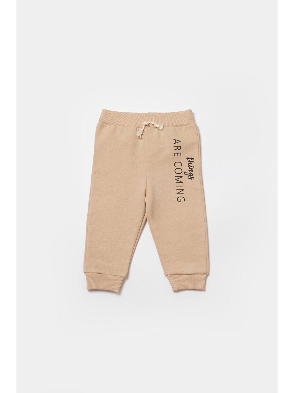 Bej Kapüşonlu Ceket & Pantolon-4